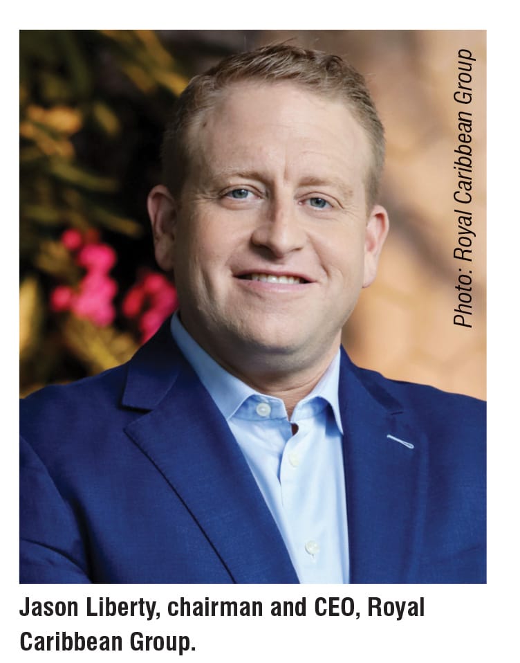 Jason Liberty, chairman and CEO, Royal Caribbean Group.
