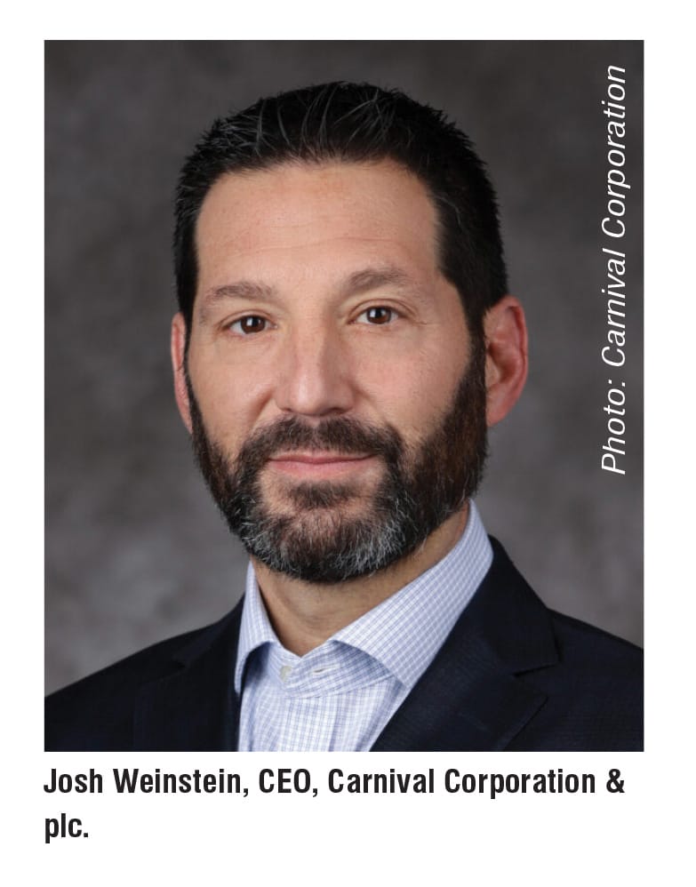 Josh Weinstein, CEO, Carnival Corporation & plc.