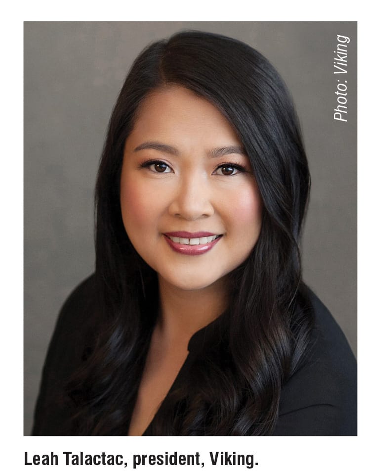 Leah Talactac, president, Viking.