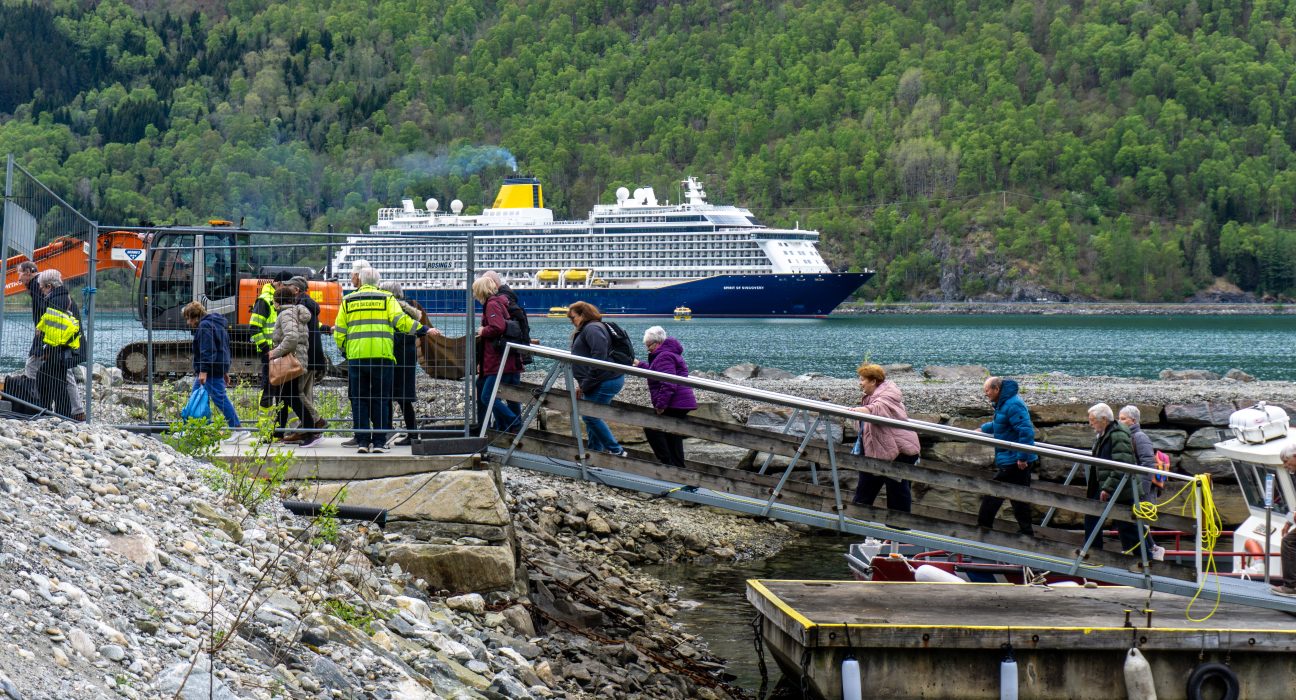 Saga's Spirit of Discovery in Skjolden, Norway