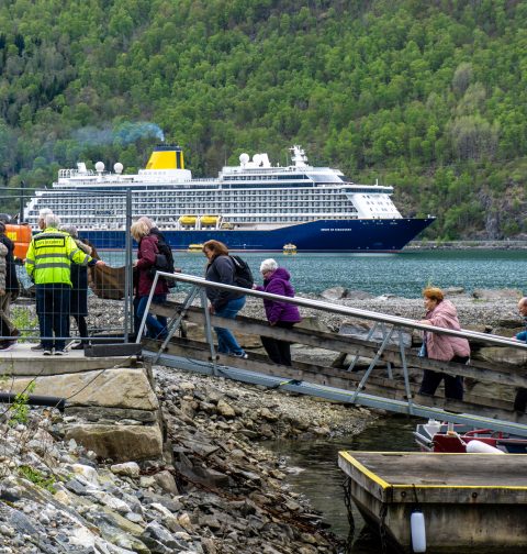 Saga's Spirit of Discovery in Skjolden, Norway
