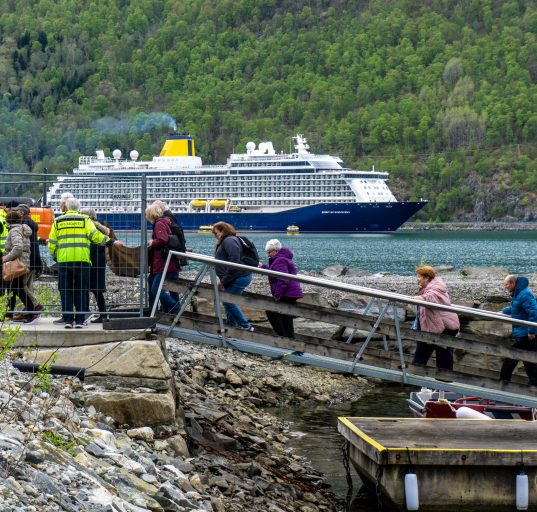 Saga's Spirit of Discovery in Skjolden, Norway