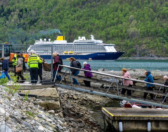 Saga's Spirit of Discovery in Skjolden, Norway