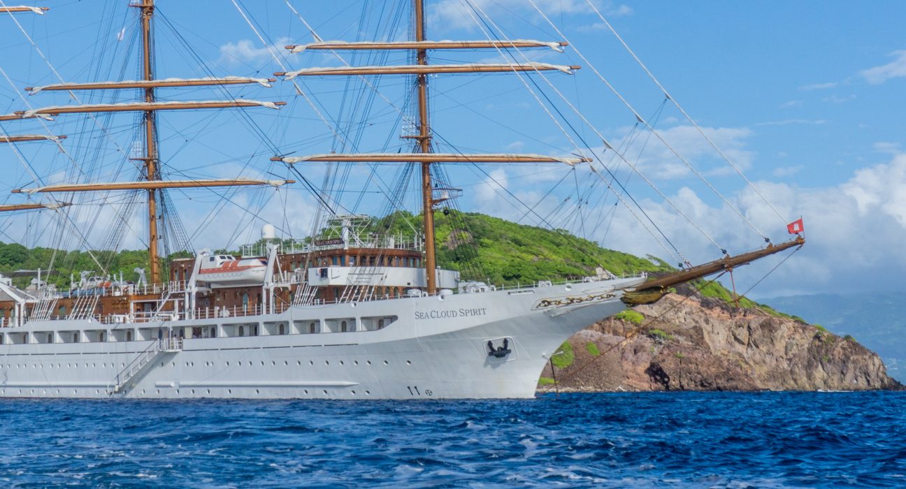 Sea Cloud Spirit in the Caribbean Photo Aaron Saunders