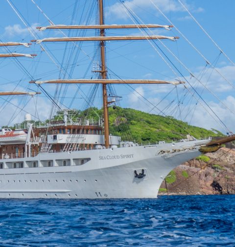Sea Cloud Spirit in the Caribbean Photo Aaron Saunders