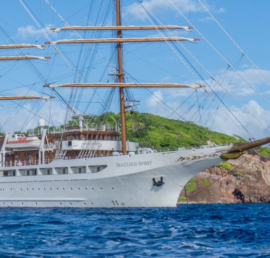 Sea Cloud Spirit in the Caribbean Photo Aaron Saunders